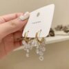 Crystal Drop Earring or Cubic Zirconia Drop Earring