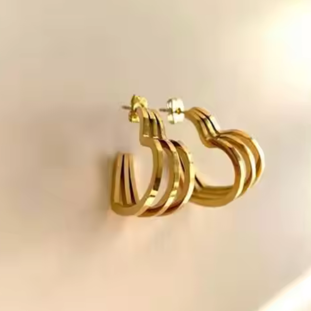 JJK 36 Double Circle Pearl and Rhinestone Earrings or Double Circle Diamond Rhinestone Pearl Earrings.
