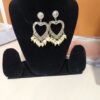 heart-shaped earrings