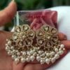 VP Style Antique Designer Oxidized Rajwadi Jhumka Earrings