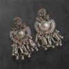 Ox 20 Multi Meena Oxidized Earrings.