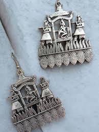 Ox 30Dulhan palki oxidised jhumka JJ061