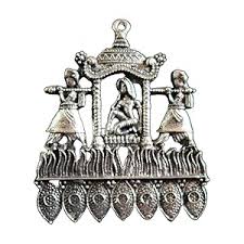 Ox 30Dulhan palki oxidised jhumka JJ061 - Image 2