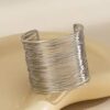 Silver trendy bracelet