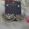 Ox 38 Crystal pearl earrings