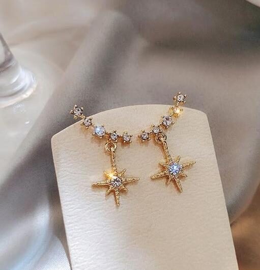 "Stone earrings"