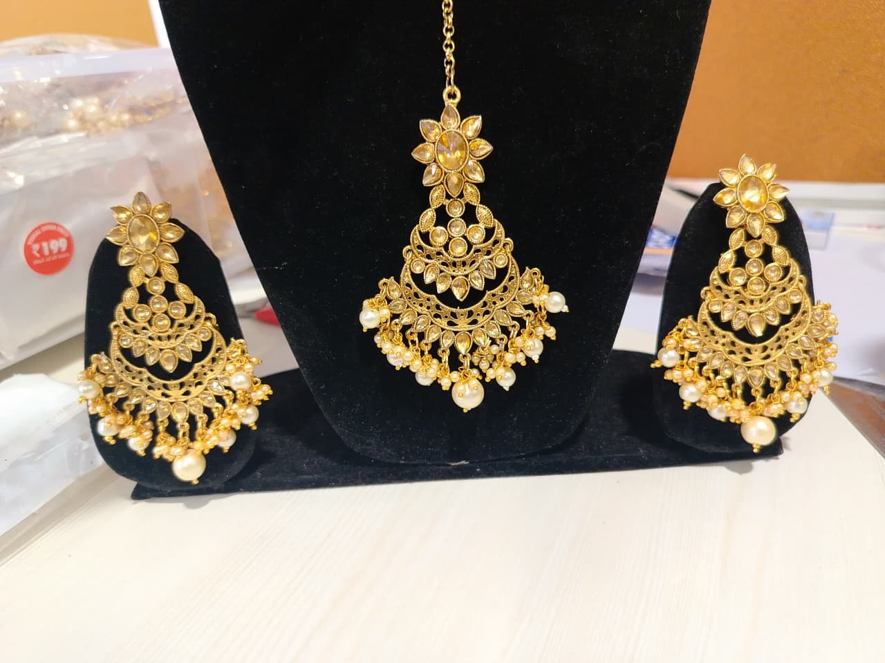 Traditional Kundan Jewellery Set