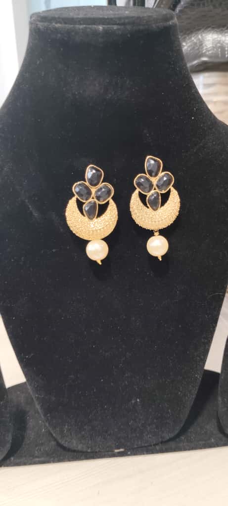 Chandbali earrings are a traditional Indian earring style