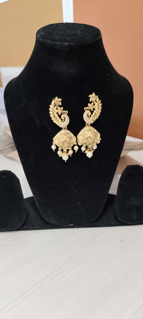 traditional Indian jhumka earrings - Image 4